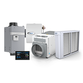 Various HVAC units available to aid with indoor air quality in the Chicago area